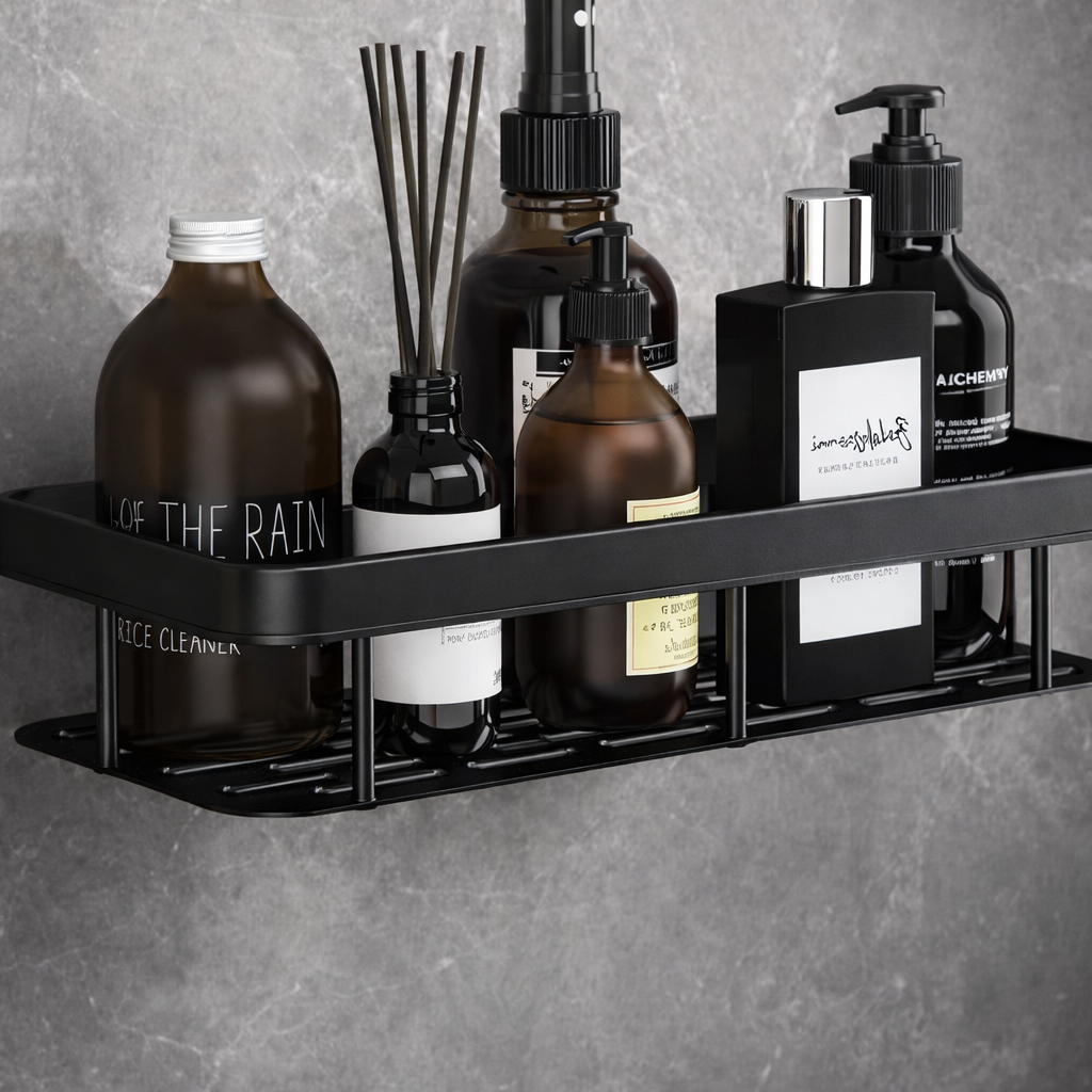 Platzsparendes Badezimmerregal