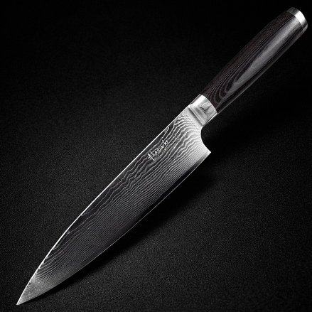 Küchenmesser aus VG10-Stahl, 7,5 Zoll